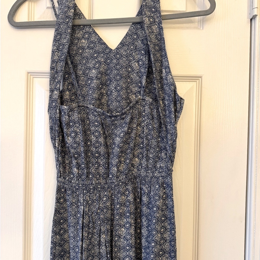 American Eagle Blue Floral Maxi Dress